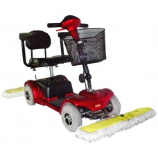 Electric pneumatic drive driving dust push cart