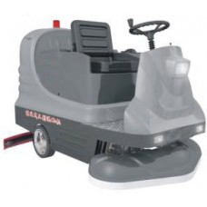 Ride-on Triangular-brush ground cleaning machine